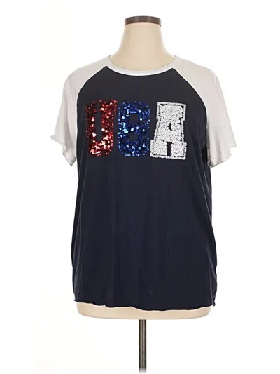 Pre-owned Cato Short Sleeve T-shirt In Blue