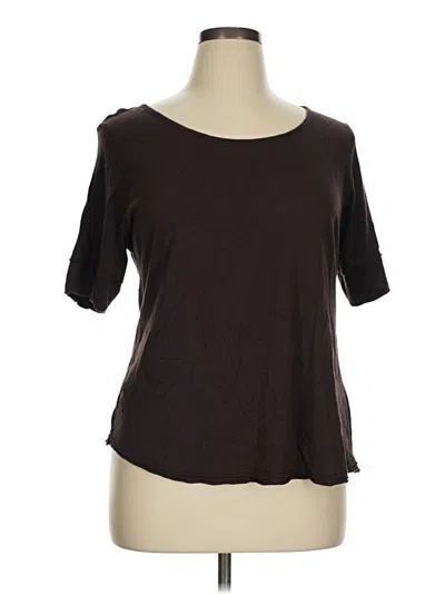Pre-owned Cato Short Sleeve T-shirt In Brown