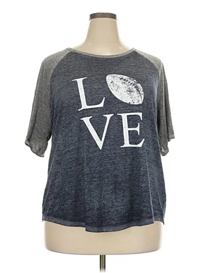 Pre-owned Cato Short Sleeve T-shirt In Gray