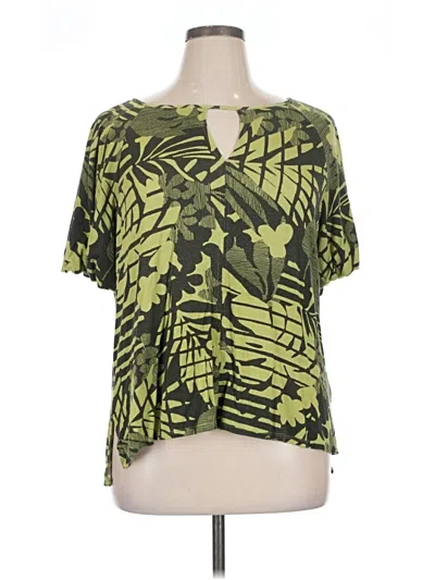 Pre-owned Cato Short Sleeve T-shirt In Green