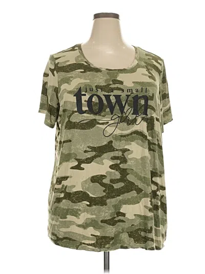 Pre-owned Cato Short Sleeve T-shirt In Green