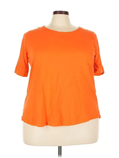 Pre-owned Cato Short Sleeve T-shirt In Orange