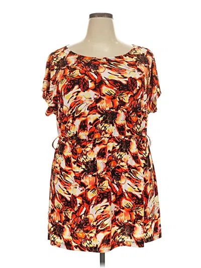 Pre-owned Cato Short Sleeve T-shirt In Orange