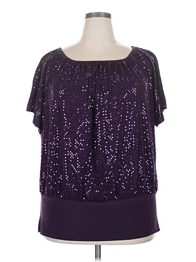 Pre-owned Cato Short Sleeve T-shirt In Purple