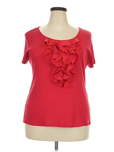 Pre-owned Cato Short Sleeve T-shirt In Red