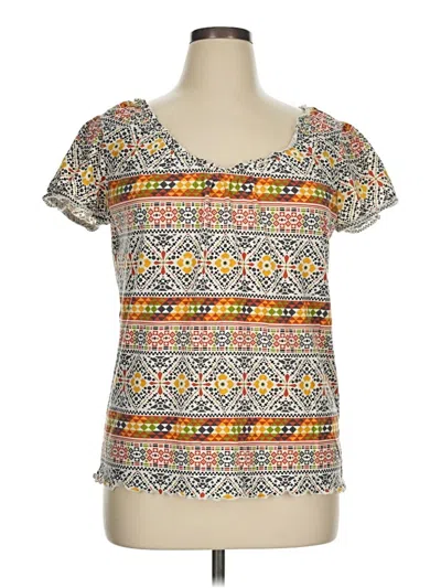 Pre-owned Cato Short Sleeve T-shirt In Silver