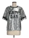 Cato Short Sleeve T-shirt In Silver
