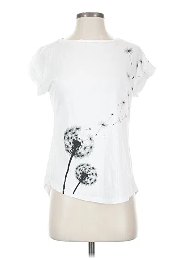 Pre-owned Cato Short Sleeve T-shirt In White