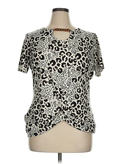 Pre-owned Cato Short Sleeve T-shirt In White