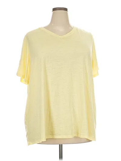 Pre-owned Cato Short Sleeve T-shirt In Yellow