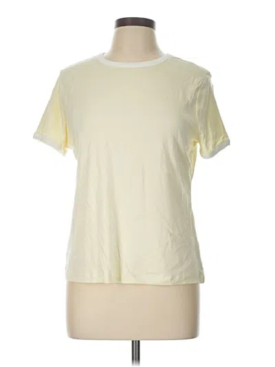 Pre-owned Cato Short Sleeve T-shirt In Yellow