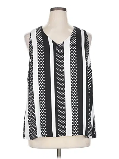 Pre-owned Cato Sleeveless Blouse In Black