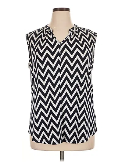 Pre-owned Cato Sleeveless Blouse In Black