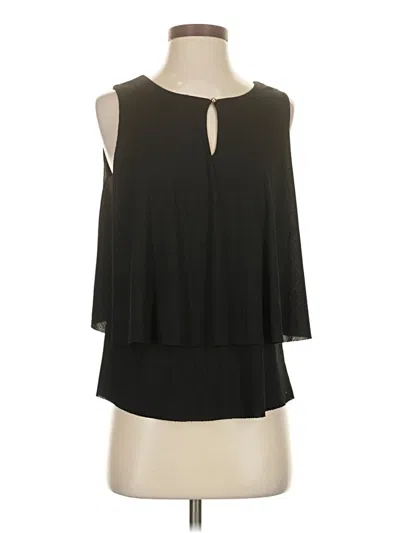 Pre-owned Cato Sleeveless Blouse In Black