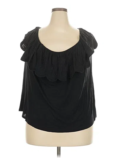 Pre-owned Cato Sleeveless Blouse In Black