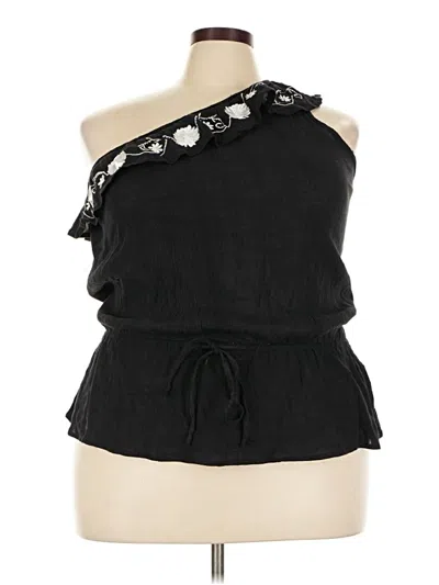 Pre-owned Cato Sleeveless Blouse In Black