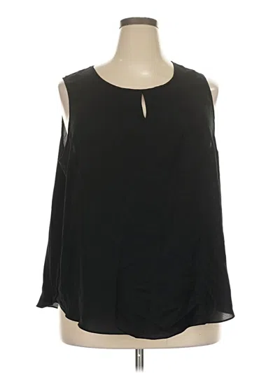 Pre-owned Cato Sleeveless Blouse In Black