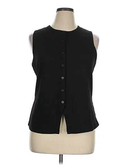 Pre-owned Cato Sleeveless Blouse In Black