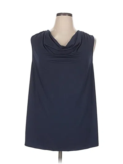 Pre-owned Cato Sleeveless Blouse In Blue