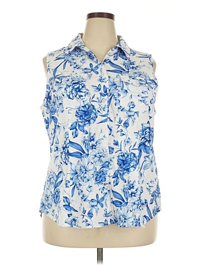 Pre-owned Cato Sleeveless Blouse In Blue