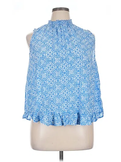 Pre-owned Cato Sleeveless Blouse In Blue