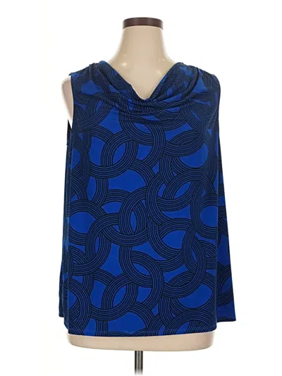 Pre-owned Cato Sleeveless Blouse In Blue