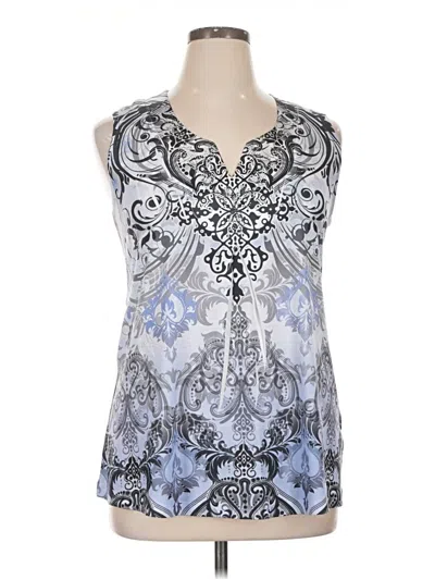 Pre-owned Cato Sleeveless Blouse In Blue