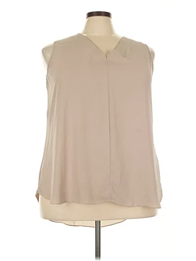 Pre-owned Cato Sleeveless Blouse In Brown