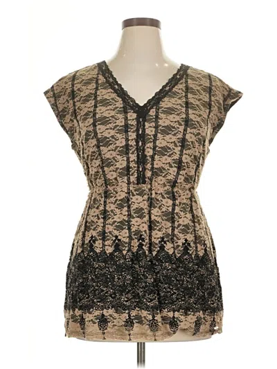 Pre-owned Cato Sleeveless Blouse In Brown