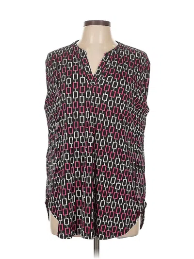 Pre-owned Cato Sleeveless Blouse In Burgundy