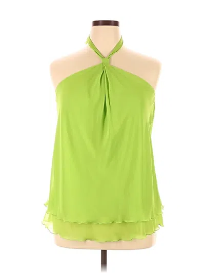 Pre-owned Cato Sleeveless Blouse In Green