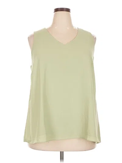 Pre-owned Cato Sleeveless Blouse In Green