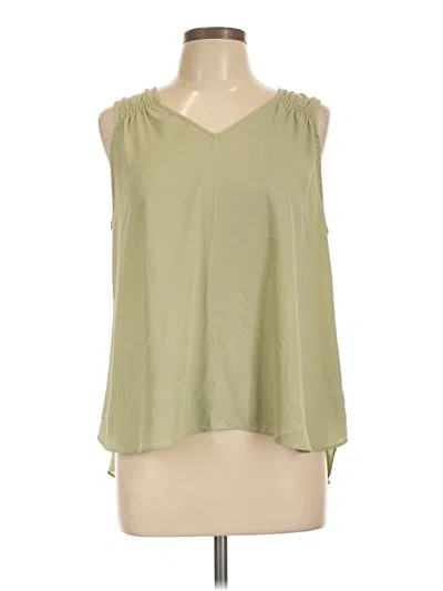 Pre-owned Cato Sleeveless Blouse In Green