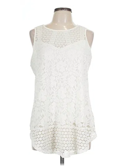 Pre-owned Cato Sleeveless Blouse In Ivory