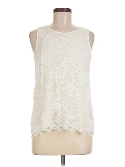 Pre-owned Cato Sleeveless Blouse In Ivory