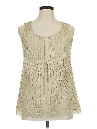 Pre-owned Cato Sleeveless Blouse In Ivory
