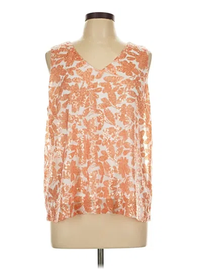 Pre-owned Cato Sleeveless Blouse In Orange