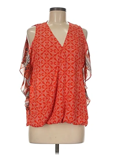 Pre-owned Cato Sleeveless Blouse In Orange