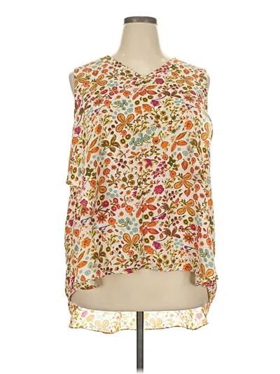 Pre-owned Cato Sleeveless Blouse In Orange