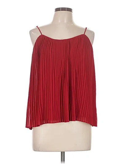 Pre-owned Cato Sleeveless Blouse In Red