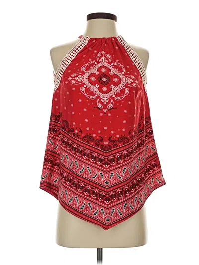 Pre-owned Cato Sleeveless Blouse In Red