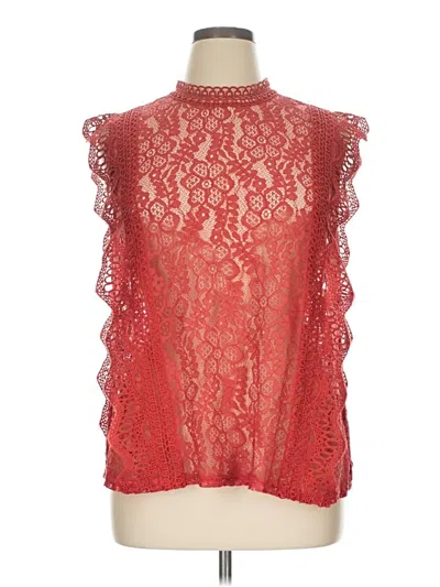 Pre-owned Cato Sleeveless Blouse In Red