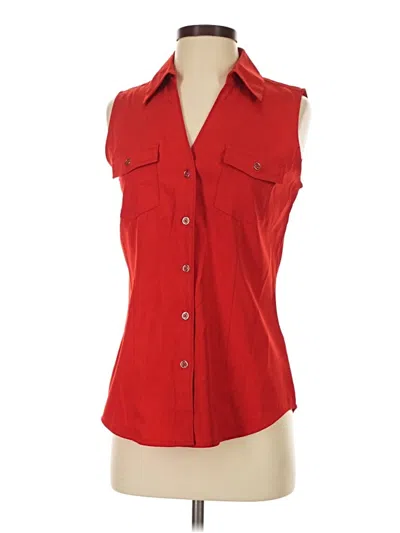 Pre-owned Cato Sleeveless Blouse In Red