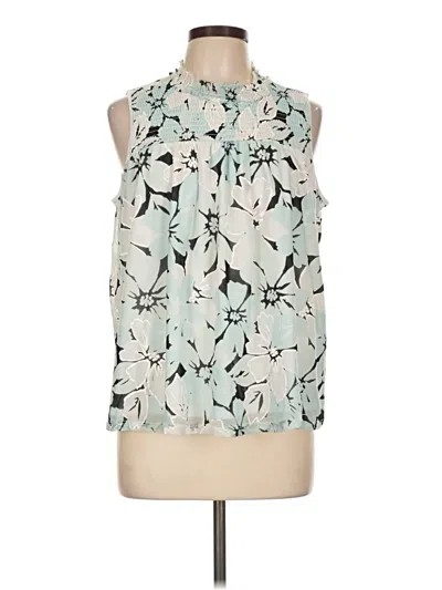 Pre-owned Cato Sleeveless Blouse In Teal