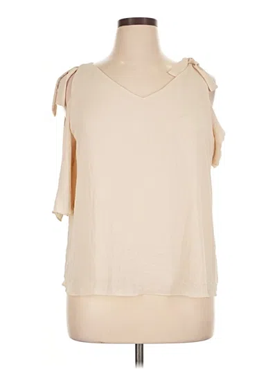 Pre-owned Cato Sleeveless Blouse In White
