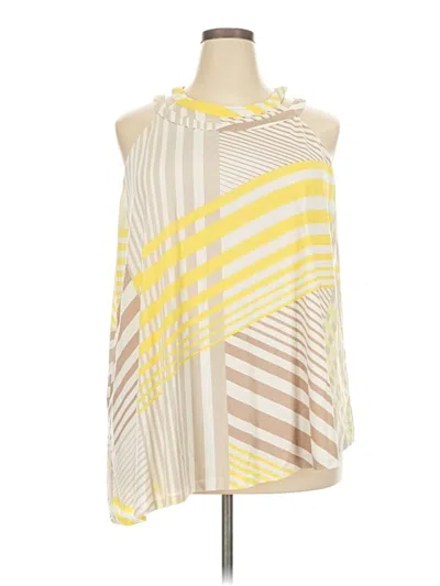 Pre-owned Cato Sleeveless Blouse In Yellow