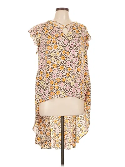 Pre-owned Cato Sleeveless Blouse In Yellow