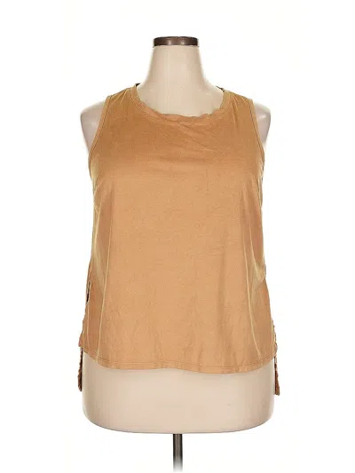 Pre-owned Cato Sleeveless T-shirt In Brown