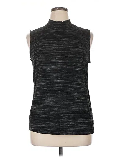 Pre-owned Cato Sleeveless Top Black High Neck Tops