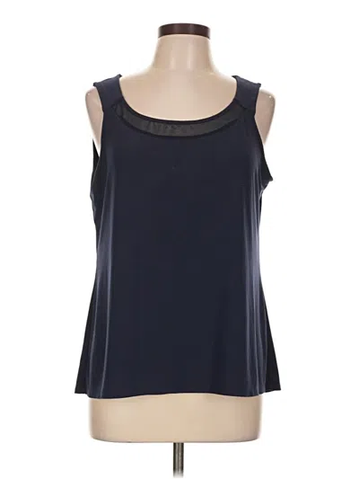 Pre-owned Cato Sleeveless Top Black Scoop Neck Tops